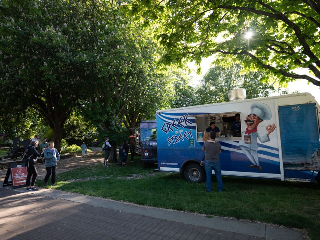 The food trucks vary, but they're all delicious and offer a local sampling of some of Vancouver Island's best foods.